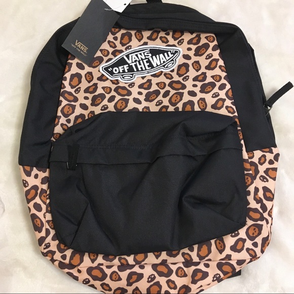 Vans Bags Vans Realm Leopard Animal Print Backpack Poshmark